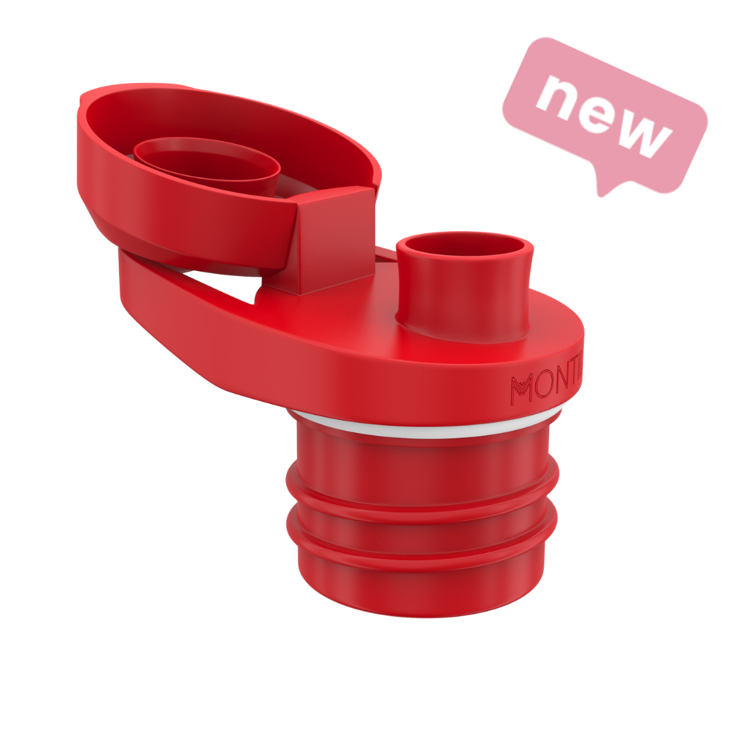 MONTIICO DRINK BOTTLE LID - FREE POUR CHERRY