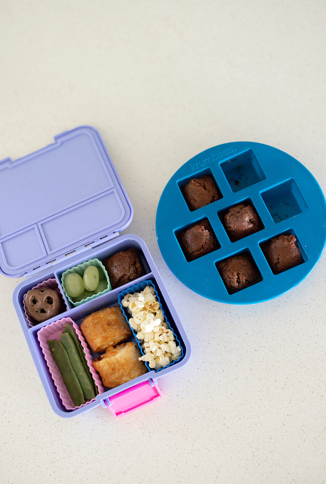 Krumbsco Lunchbox Bites - Round - Brownie