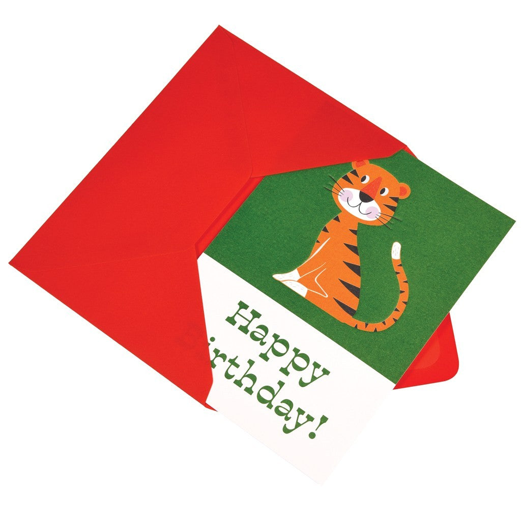 Birthday card - Tiger