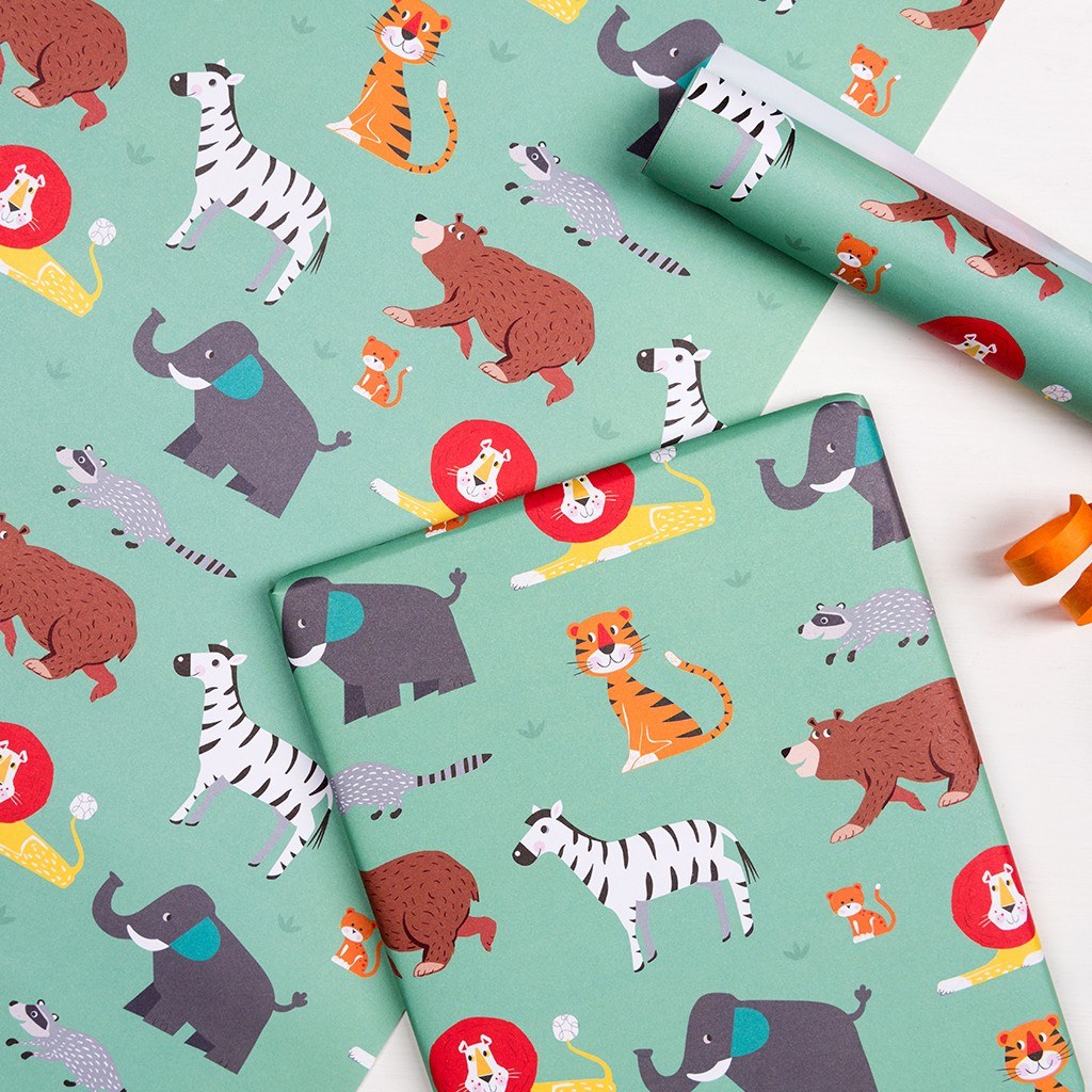 Animal Park Wrapping Paper