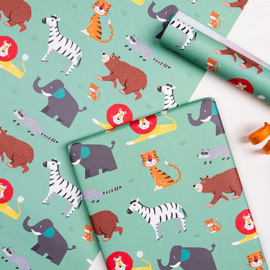 Animal Park Wrapping Paper