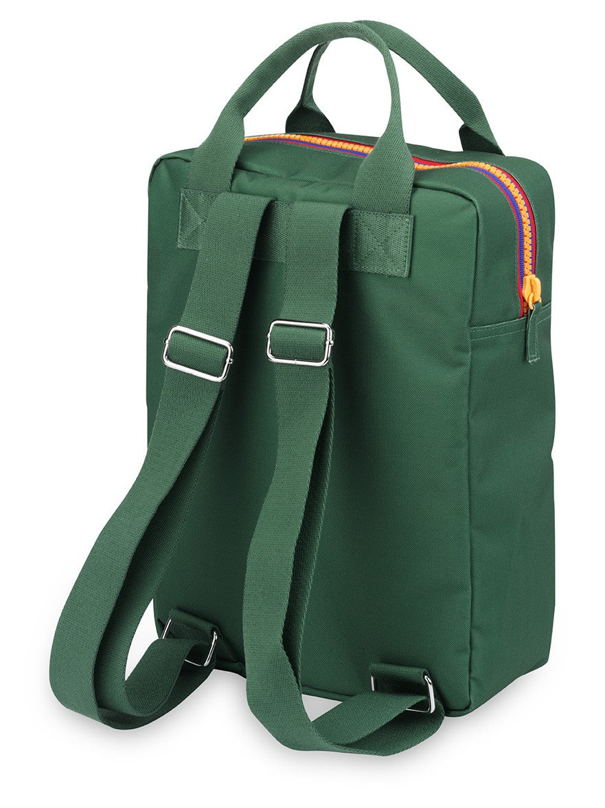 Backpack large 'Zipper Green'
