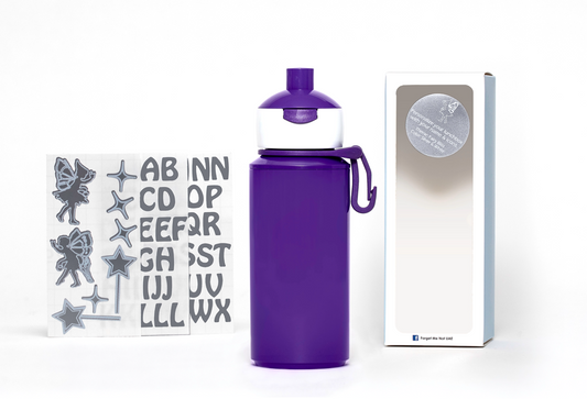 DIY Fairies- Popup water bottle purple - 275ml