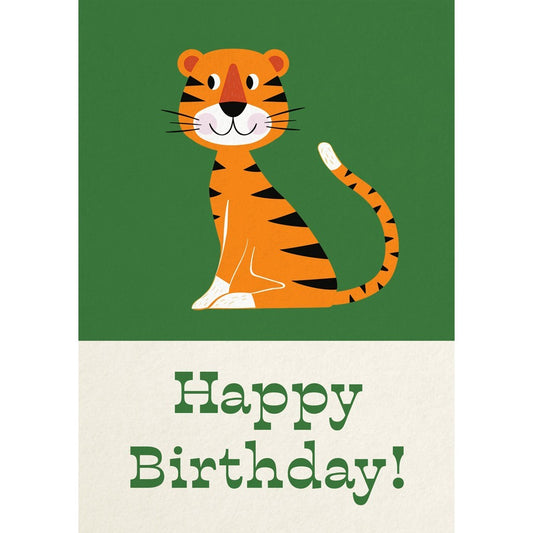 Birthday card - Tiger