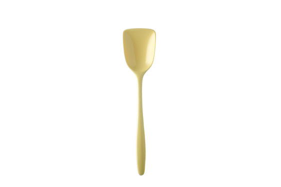 Retro yellow spoon