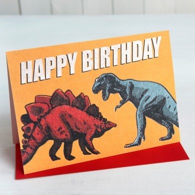 Birthday card - Dinosaur