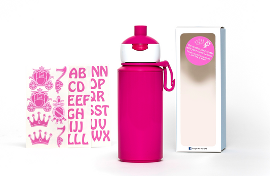 DIY Princess - Popup water bottle pink - 275ml