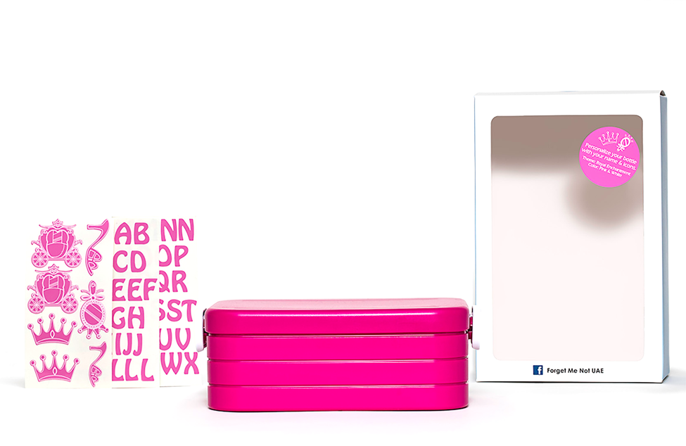 DIY Princess - Lunchbox with divider - pink